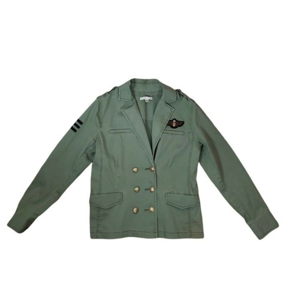 𝅺Cabi 326 Womens Small S Military Sergeant Flight Double Breasted Utility Jacket - Picture 4 of 11
